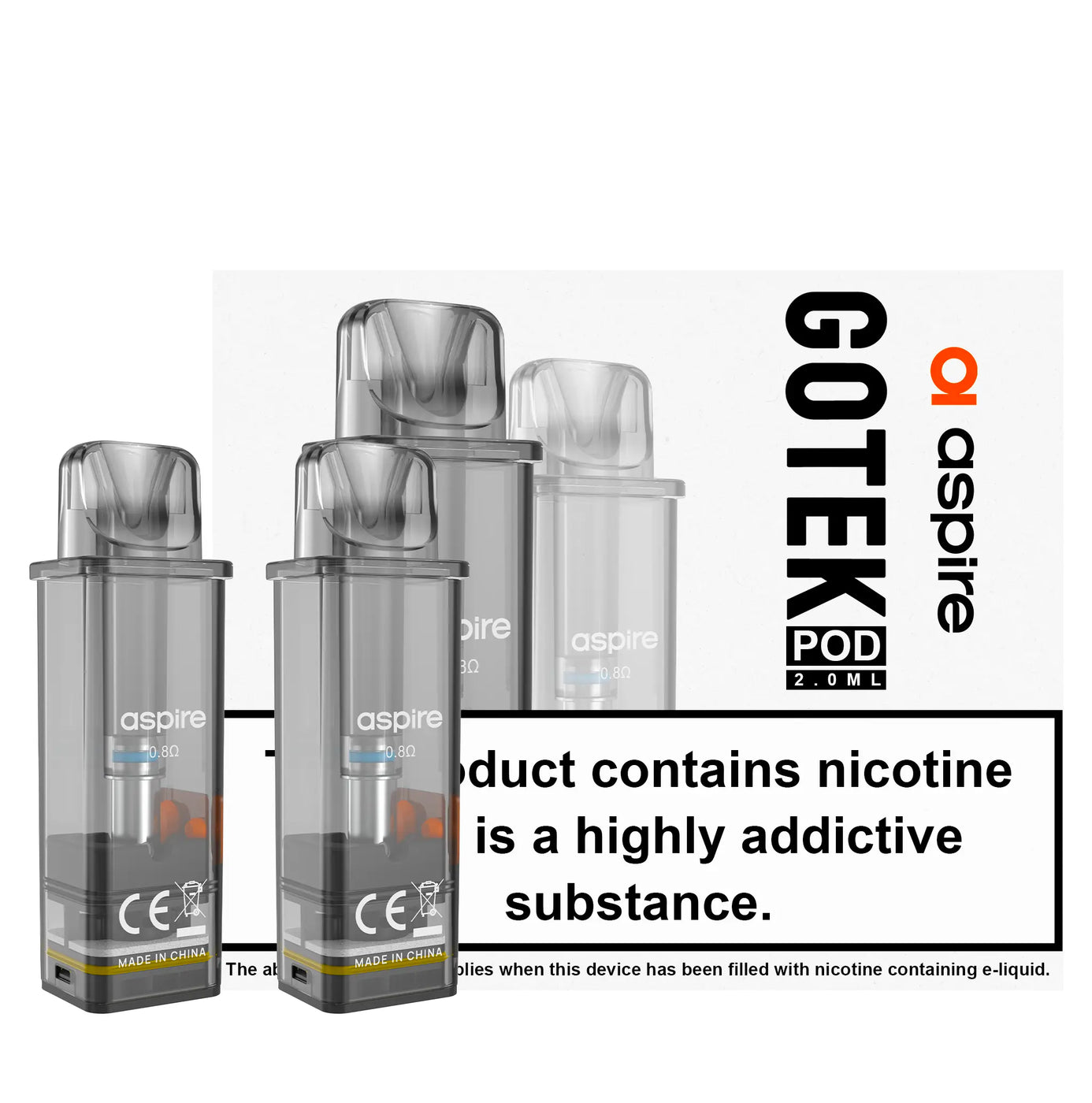 GoteK X Pods by Aspire - 2 Pack