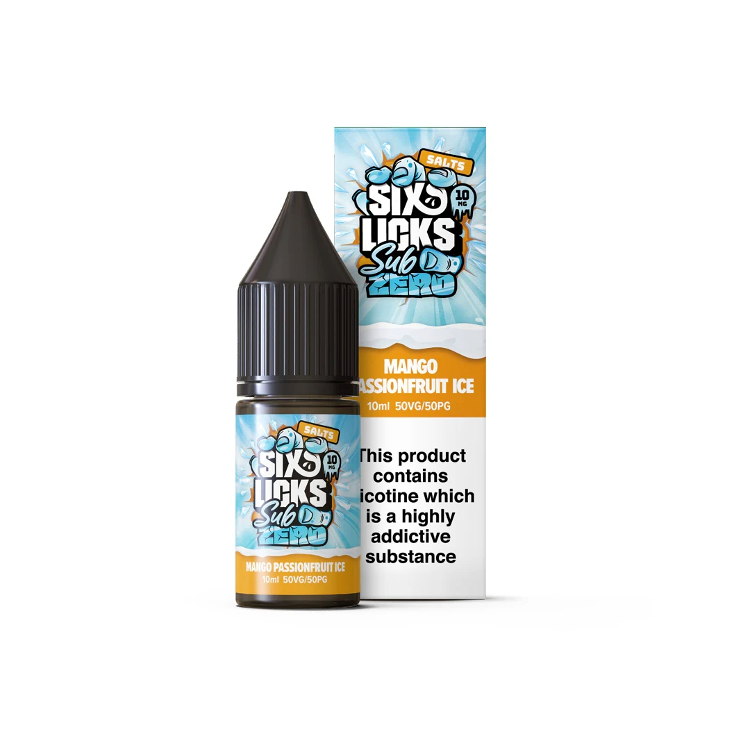Mango Passionfruit Ice by Six Licks