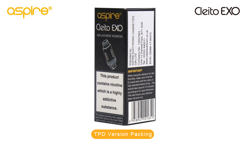 Cleito EXO 0.16Ohm Coils By Aspire