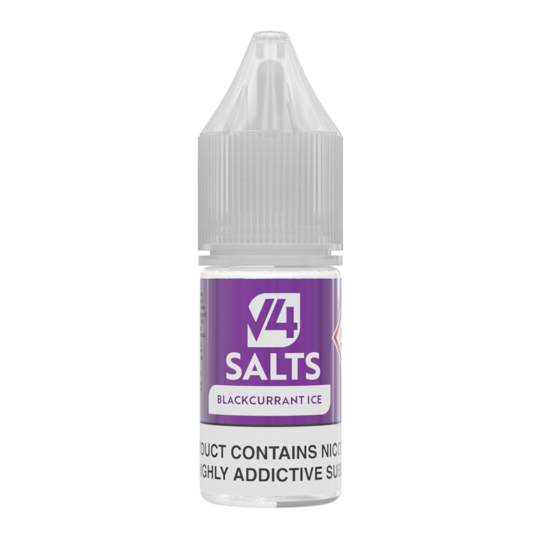 Blackcurrant Ice Nic Salt 10ml by V4POUR