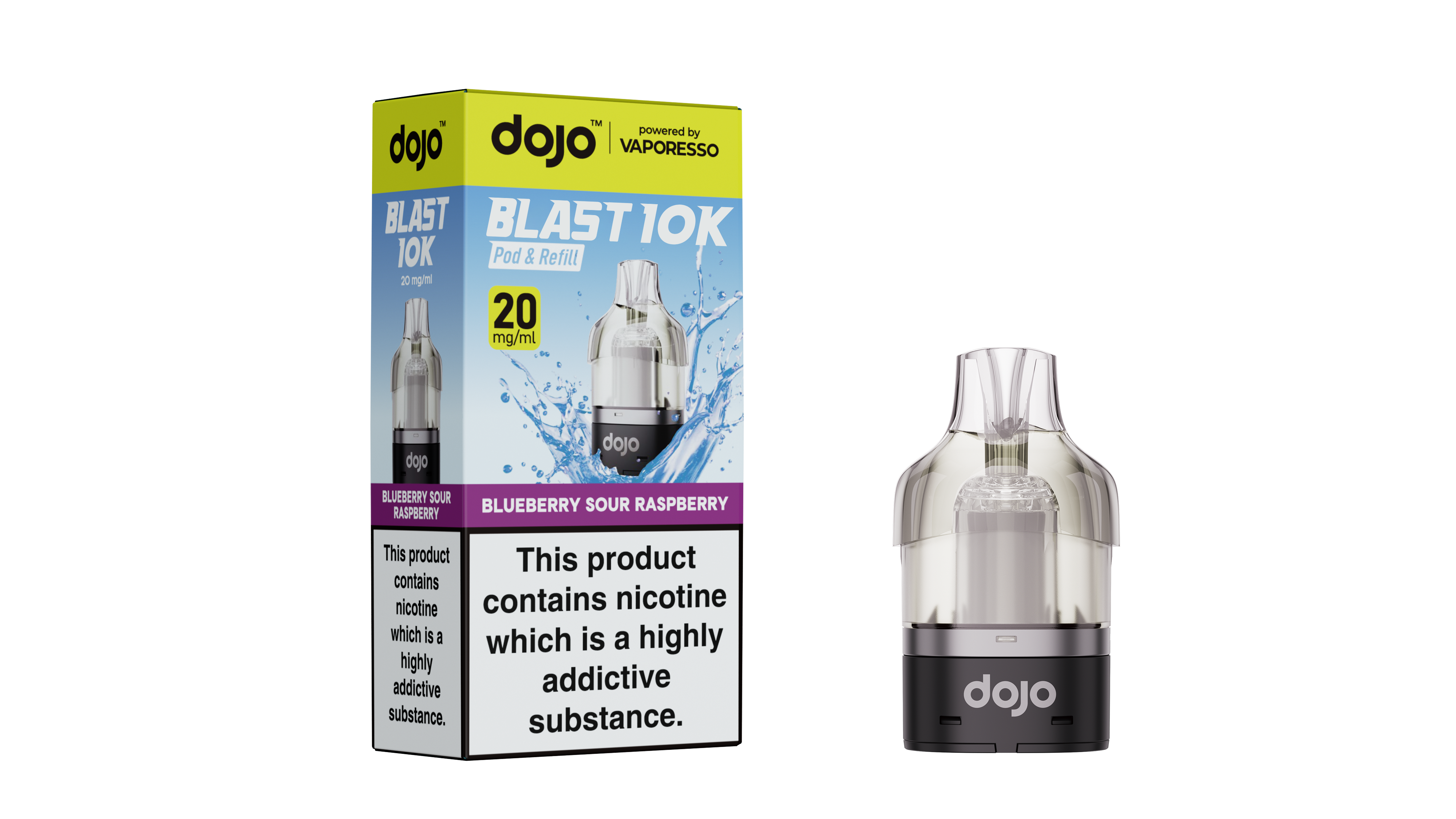 BLUEBERRY SOUR RASPBERRY Pod By DOJO