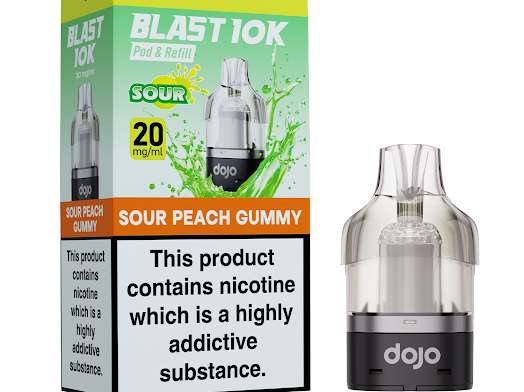 SOUR PEACH GUMMY Pod By DOJO