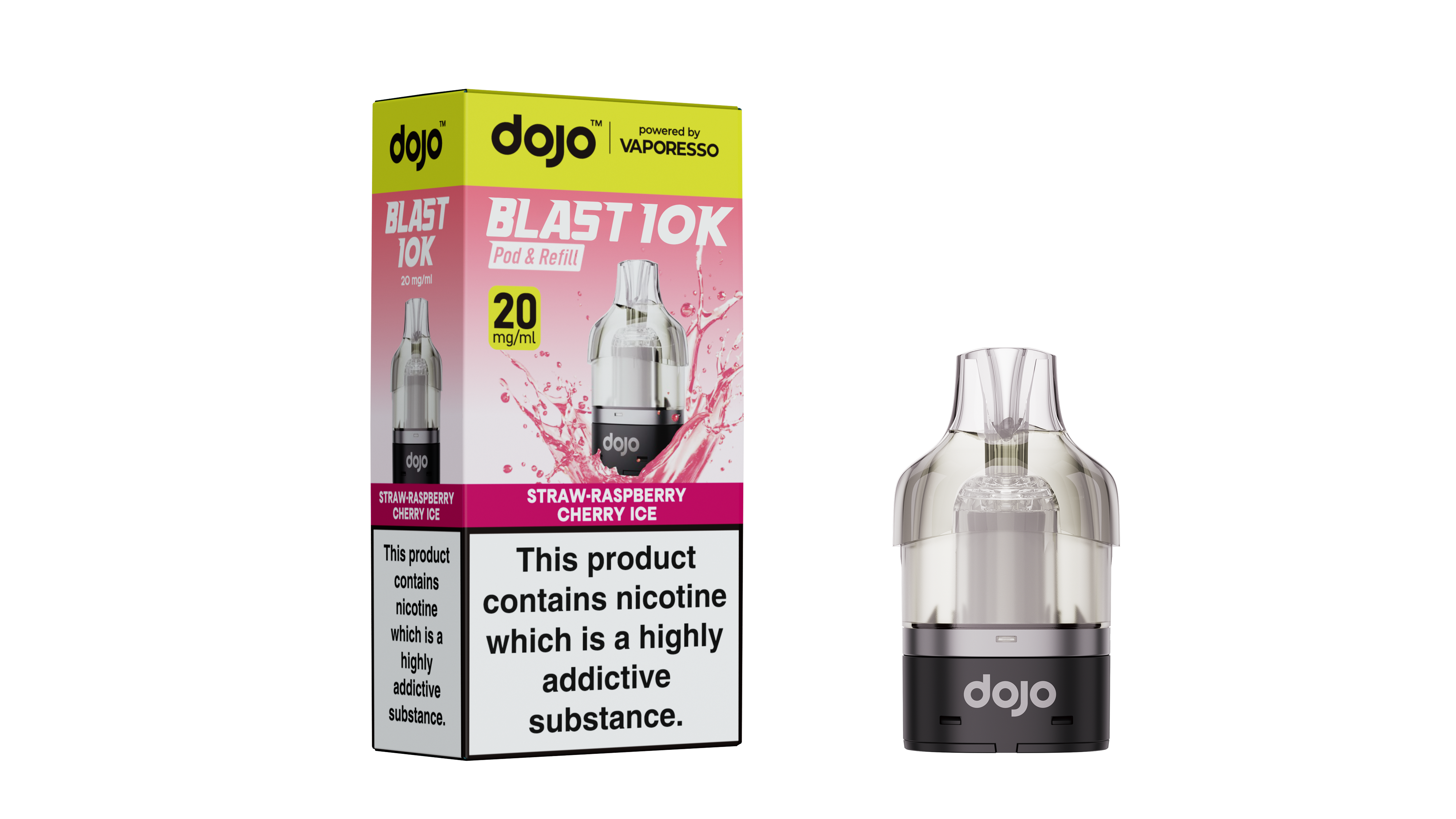 STRAW-RASPBERRY CHERRY ICE Pod By DOJO