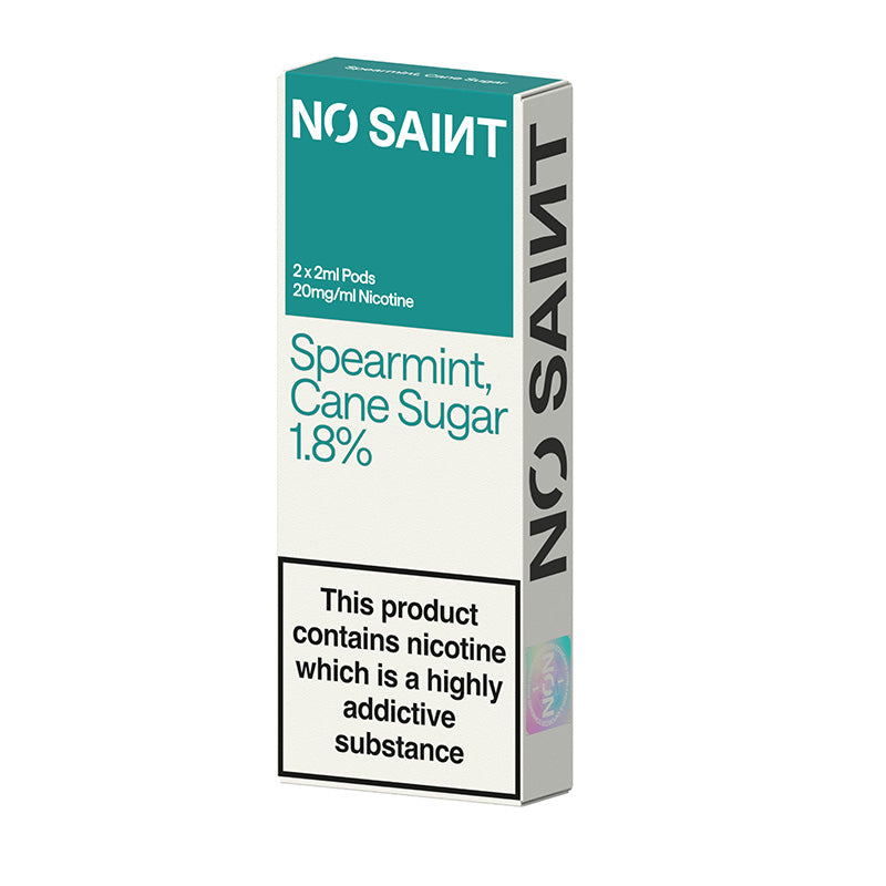 Spearmint, Cane Sugar By NOSAINT (Pods x2)
