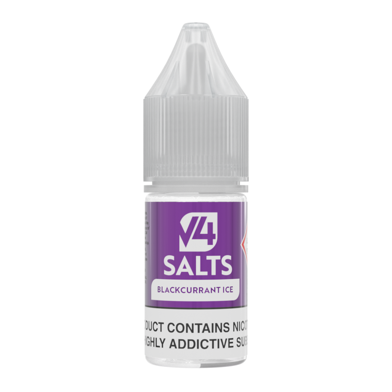 Blackcurrant Ice Nic Salt 10ml by V4POUR