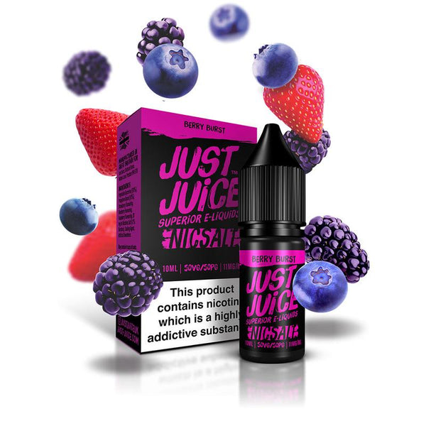 Just Juice Berry Burst nicotine salt e-liquid