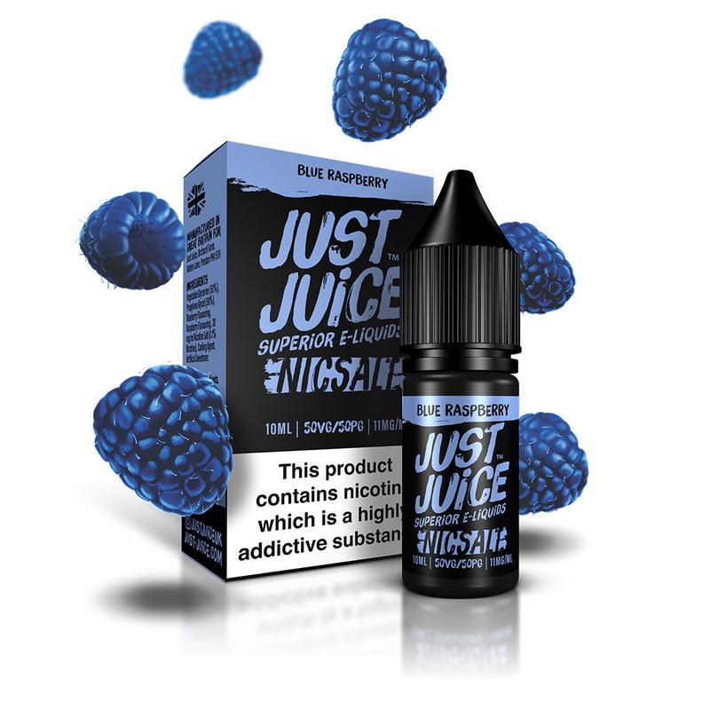 Just Juice Blue Raspberry nicotine salt e-liquid