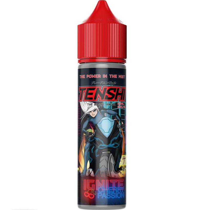 Ignite Cherry Passion by Tenshi Vapes - 50ml shortfill - The power in the mist