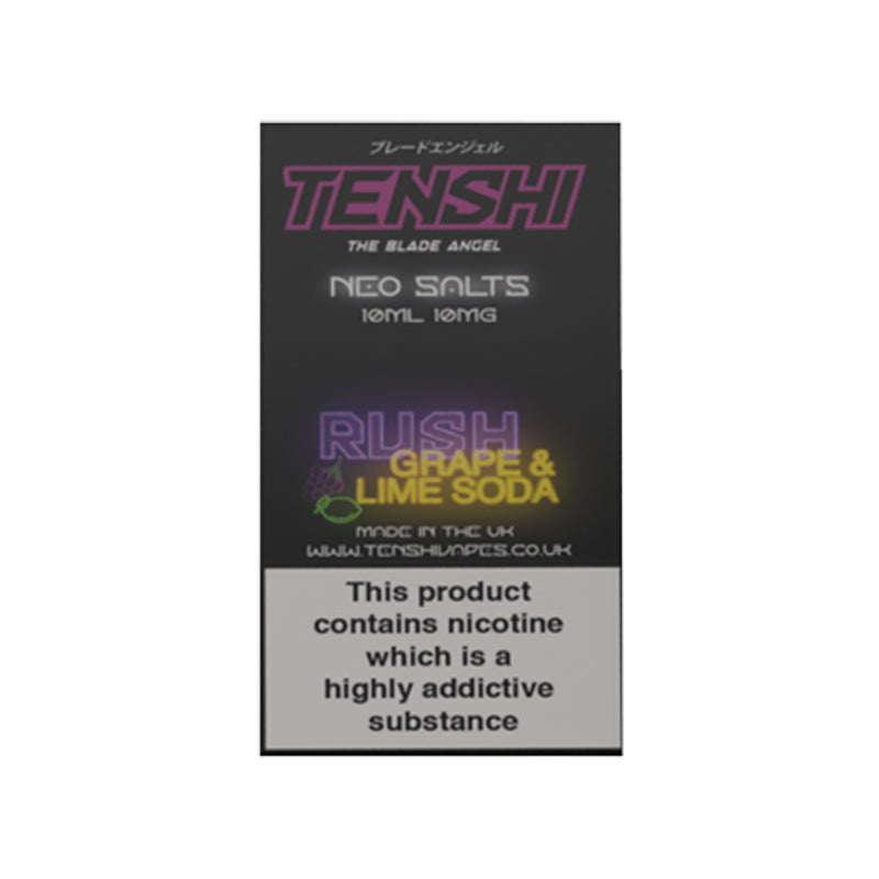 Rush Grape & Lime Soda by Tenshi Vapes - Nic Salt - Neo Salts